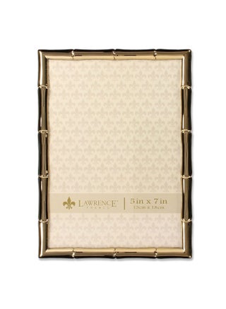 Lawrence Frames 5""W x 7""H Gold Metal Picture Frame with Bamboo Design (712257) - pzsku/Z2EEDB5651F1D4F2A3D36Z/45/1749668637/2275a434-362c-4904-9c5b-e59d61826a42