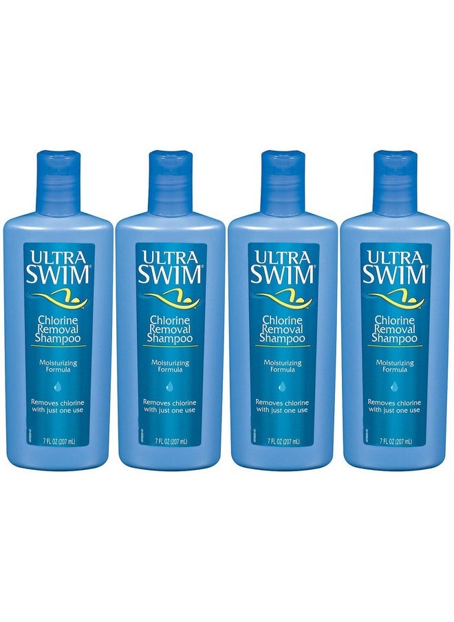 UltraSwim UltraSwim Chlorine Removal Moisturizing Shampoo, 7 oz., 4 Pack 