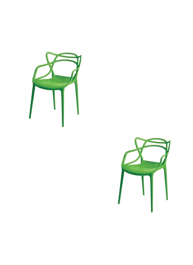 JILPHAR FURNITURE Jilphar Furniture Half Molded  (PP) Dining Chair 1325E set of 2pcs 
