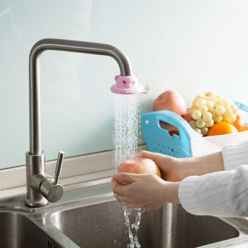 VAMIKA Fun Cartoon Water Faucet Colorful Kids Sink Tap with Easy Operation Durable Design - Image 3