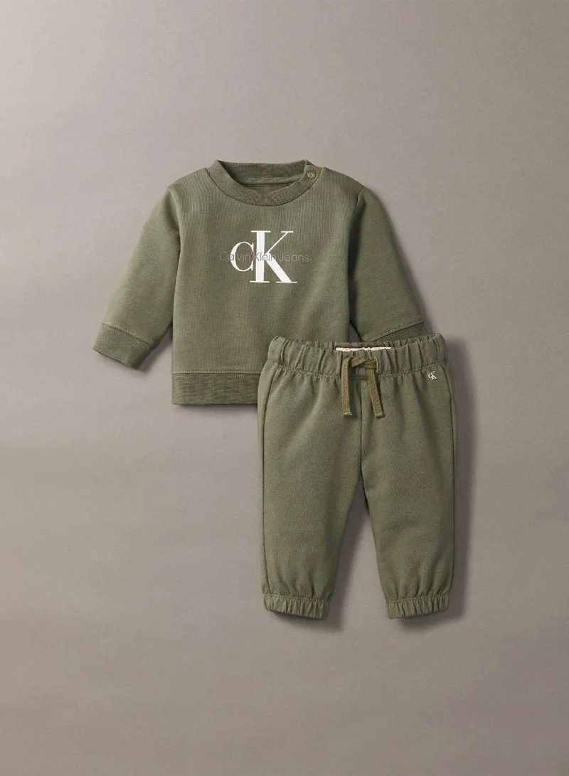 Calvin Klein Jeans Newborn Terry Logo Tracksuit
