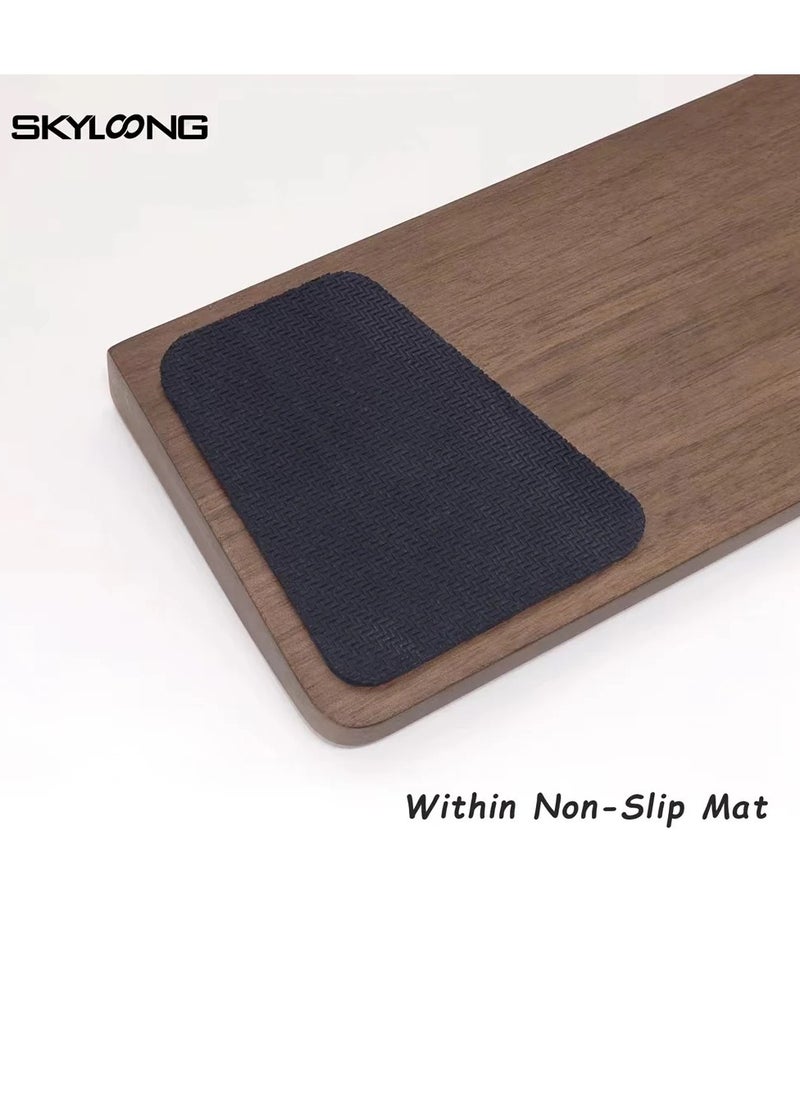 Walnut Wooden Keyboard Wrist Rest (TKL)