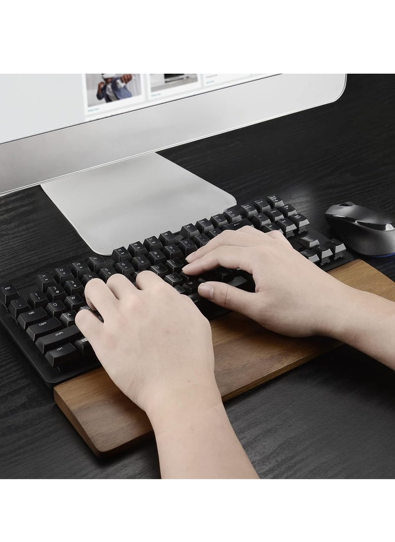 Walnut Wooden Keyboard Wrist Rest (TKL)