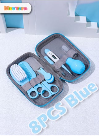 8Pcs Blue