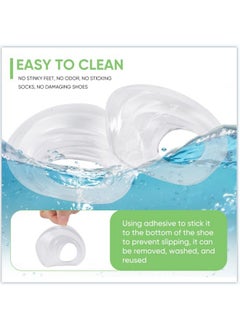 Generic Heel Donut Cushions, Heel Cups, Silicon Insoles, One Size Fits All  - Image 3
