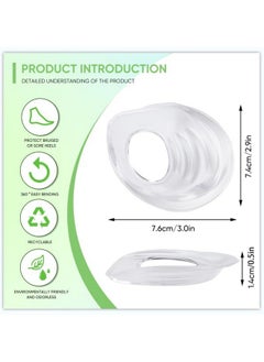 Generic Heel Donut Cushions, Heel Cups, Silicon Insoles, One Size Fits All  - Image 2