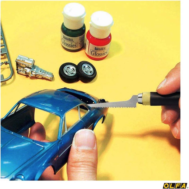 OLFA Hobby Saw with Rubber Grip and Dual Blades for Crafting and Woodwork - Image 4