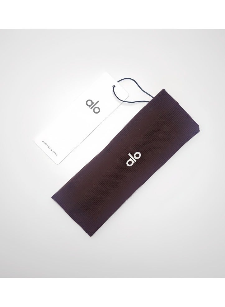 alo Performance Conquer Headband (Brown)