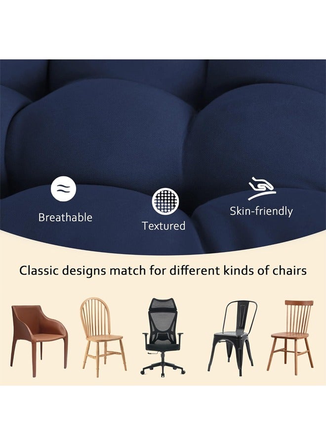Chair Cushions,Kitchen Chair Cushions for Dining Chairs, Floor Cushion for Kids Reading,Indoor  Chair Cushions with Ties,Square Chair Pad Seat Cushion for Car Pad, Office Chair, Indoor Outdoor, Dining Living Room, Kitchen
