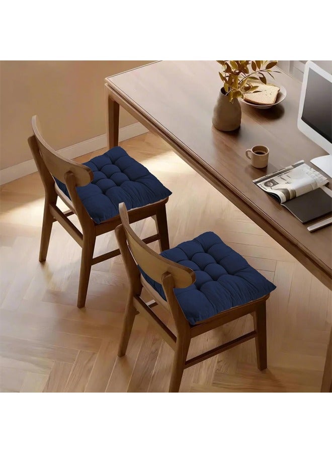 Chair Cushions,Kitchen Chair Cushions for Dining Chairs, Floor Cushion for Kids Reading,Indoor  Chair Cushions with Ties,Square Chair Pad Seat Cushion for Car Pad, Office Chair, Indoor Outdoor, Dining Living Room, Kitchen