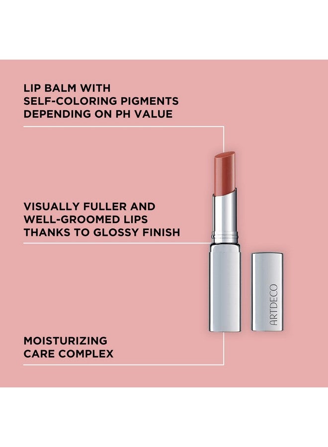 ARTDECO Color Booster Lip Balm in nude - nourishing lip balm with color-adapting pigments - lip plumper with spearmint flavor - prevents dryness & chapping - lip care with kernel oil - 0.1 Oz - Image 2