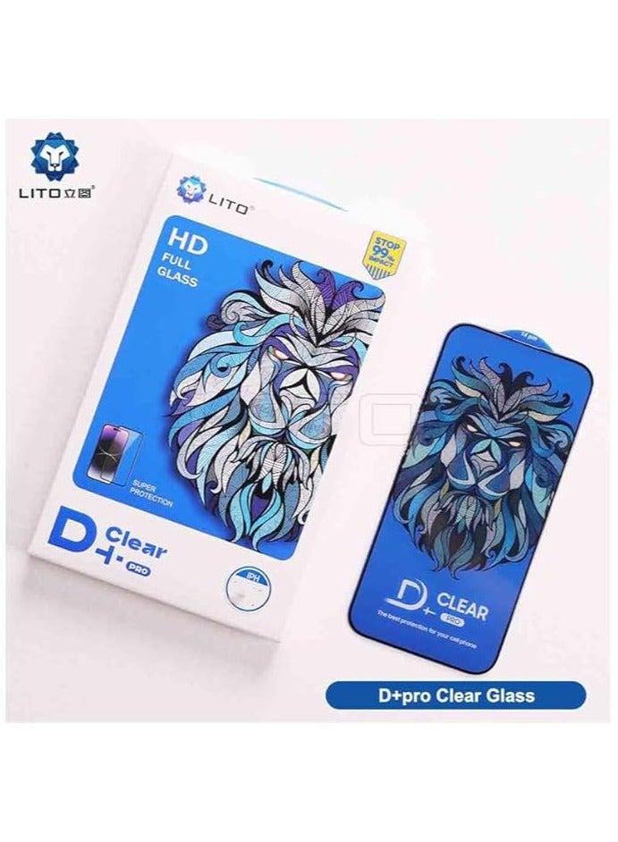 ليتو واقي شاشة زجاجي مقوى Li-to D+ Pro شفاف | تغطية كاملة | مضاد للتوهج | مقاوم لبصمات الأصابع | حماية كاملة للشاشة (متوافق مع iPhone 16 Plus) - Image 5