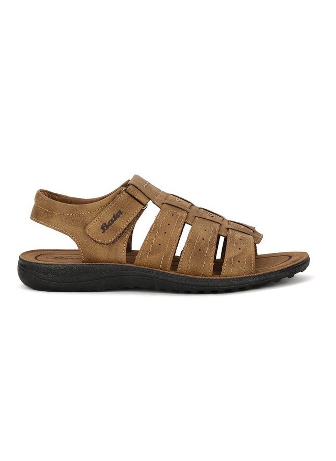 Bata - Bata Men's PVC Synthetic Outdoor Sandal | Brown | 7 UK - Image 1