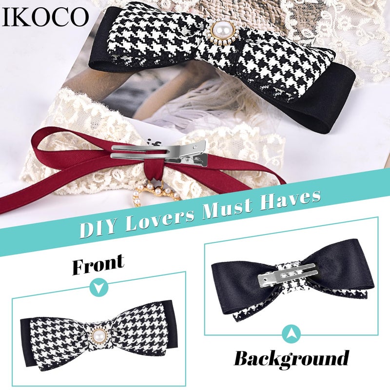 IKOCO 50Pcs Metal Hair Styling Clips, IKOCO No Crease Double Prong Hair Clips with 3 Parting Comb for Styling and Coloring - Image 3