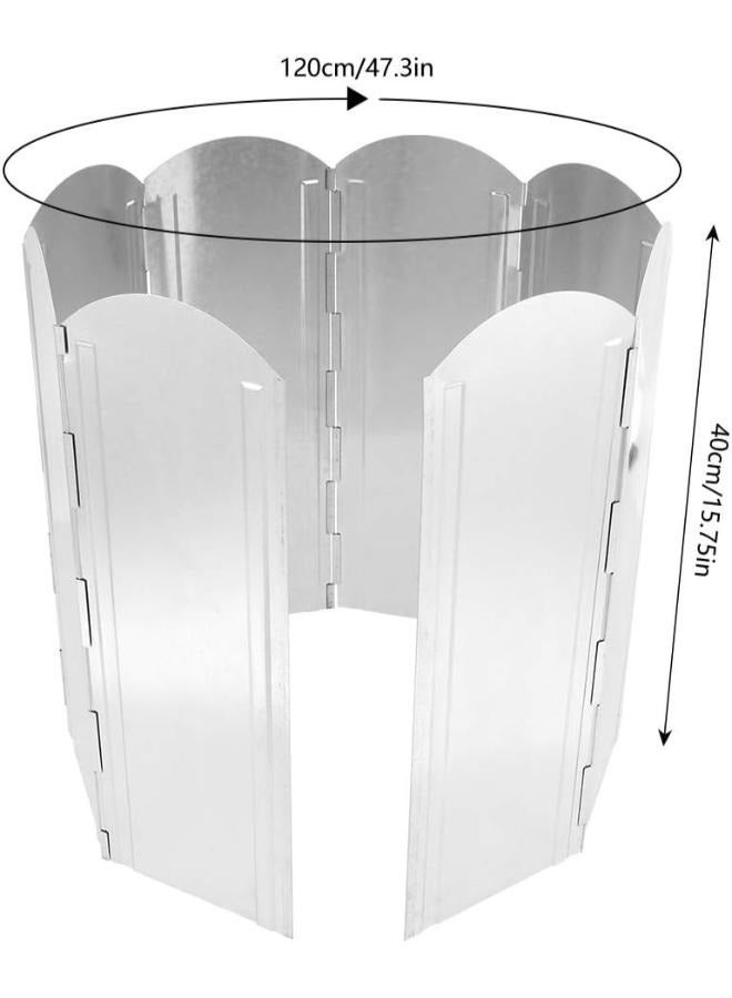 Stainless Steel Folding Camping Stove Windstopper with Tote Bag Suitable For Outdoor Camping and Outdoor Activities - Image 2