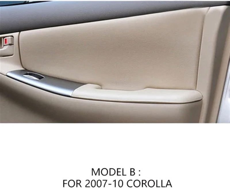 Yurefax Car Door Handle Panel Armrest Covers for Corolla - Image 5