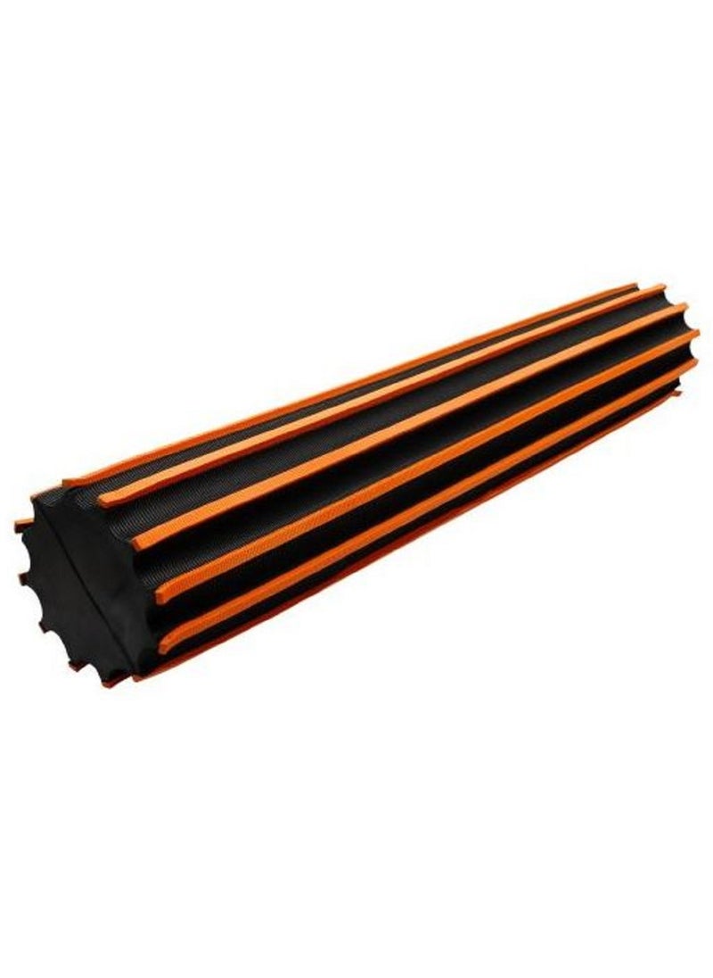 TA SPORT Foam Roller Dual Density Ribbed 90X15Cm  - Image 1