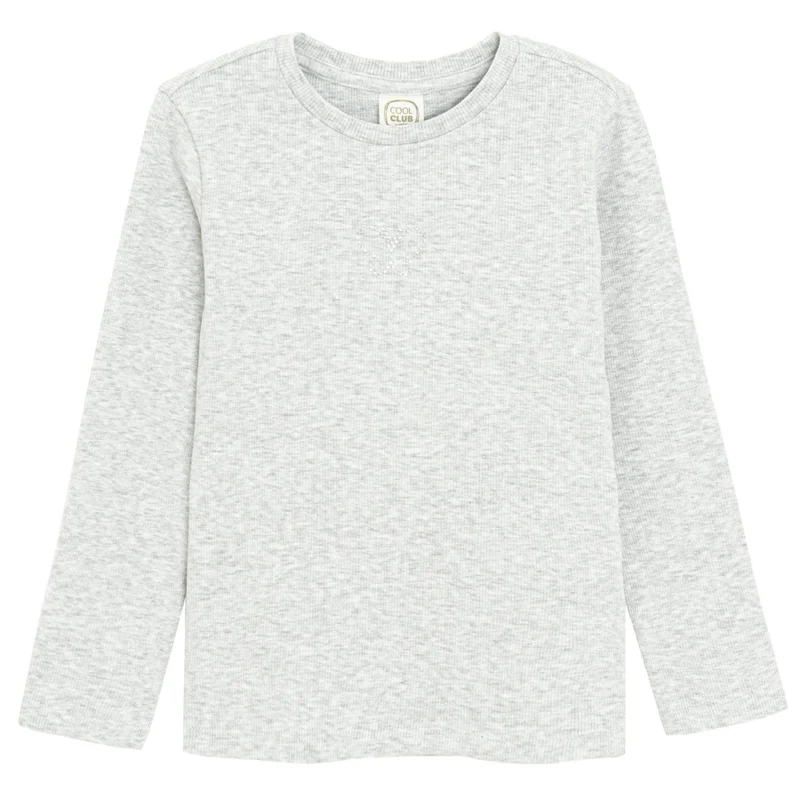 كول كلوب من سمييك CCG3210546 GREY COTTON T-SHIRT L/S