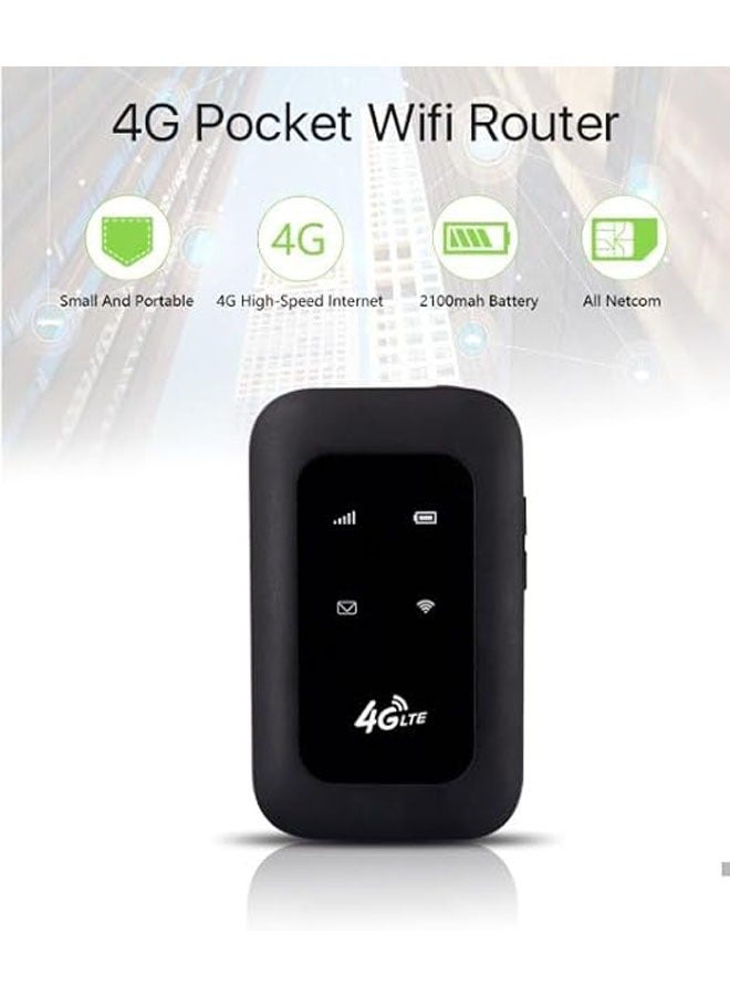 general 4G LTE wireless dongle with support for all 4G/5G SIM networks | Plug and play 4G data card with 150Mbps and 2100mAh rechargeable battery WiFi hotspot - Image 2