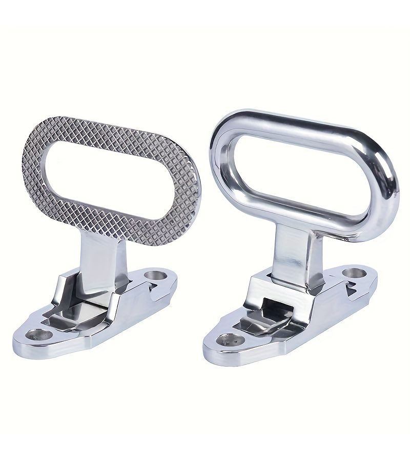 Heavy Duty 316 Stainless Steel Folding Step Non Slip Safety Grab Handle Black for Boat RV Truck Camper - Image 3