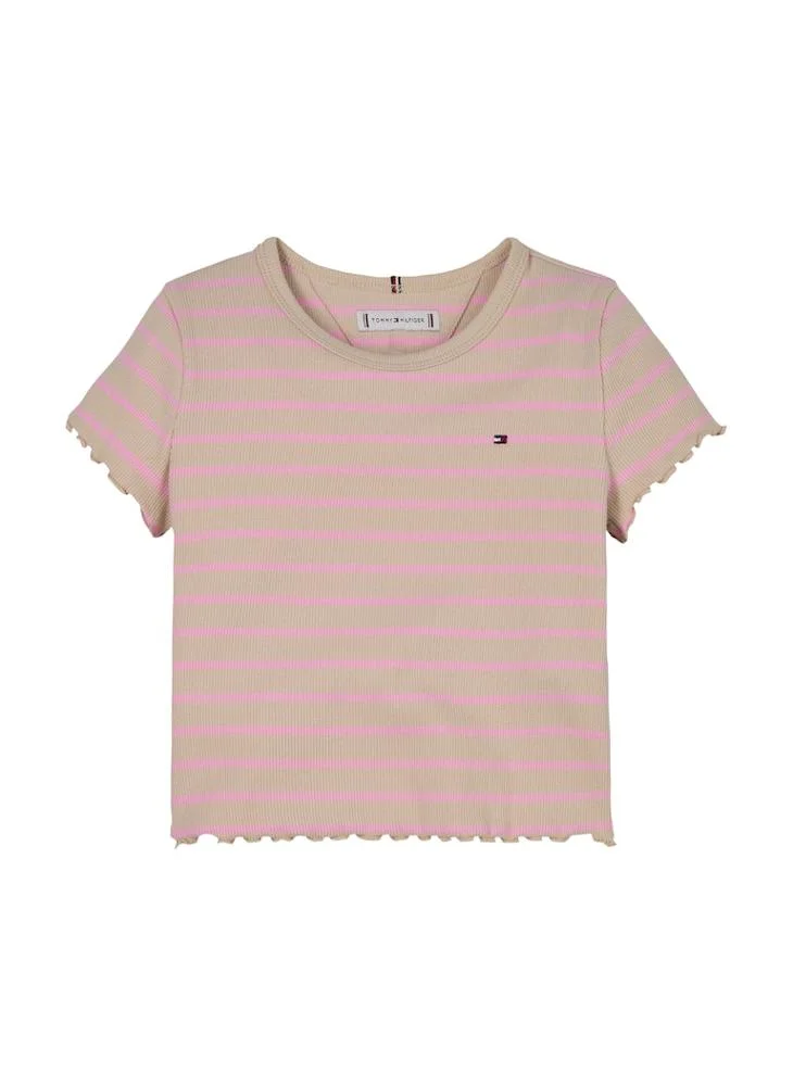 TOMMY HILFIGER Youth Ribbed Knitted Top