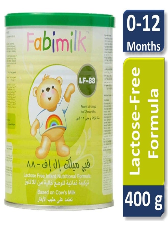 فابي ميلك حليب أطفال ال إف - 88 (خالي من اللاكتوز) 400 جم