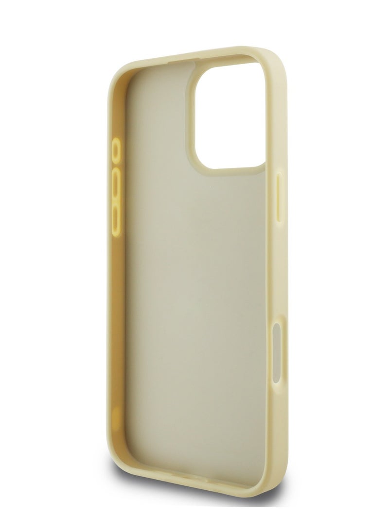 GUESS - iPhone 16 Pro Max Case Fixed Glitter Hard Cover / Drop Protection / Extra Shield Protection- Gold - Image 1