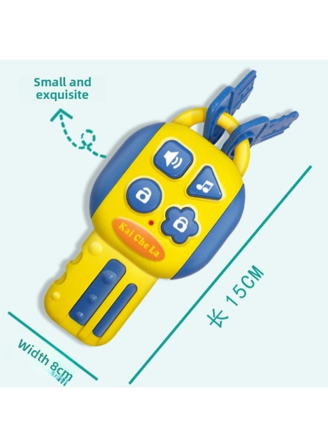 Remote Control Car Toys For Kids - High-speed Off-road Vehicle Led Lights Stunt Action-Color:Yellow Music Car Key (opp Bag) Weighs 75g  - Image 1
