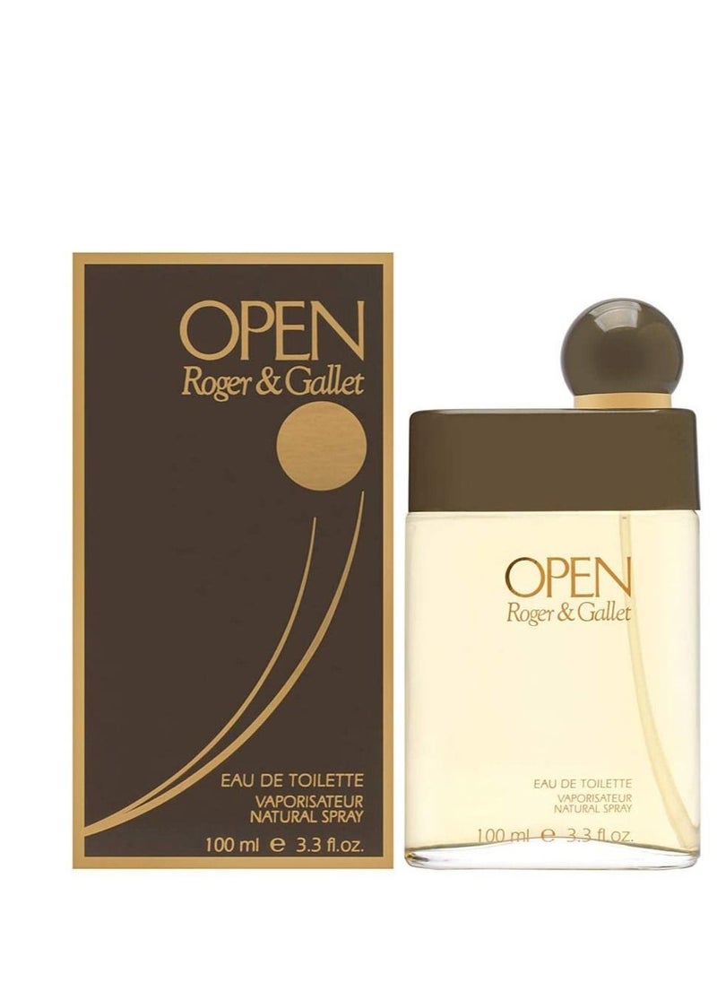 ROGER & GALLET - Open by Roger & Gallet for Men Eau de Toilette 100ml - Image 1