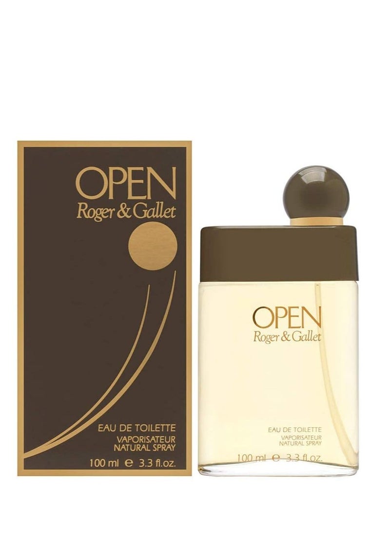 ROGER & GALLET - Open by Roger & Gallet for Men Eau de Toilette 100ml - Image 1