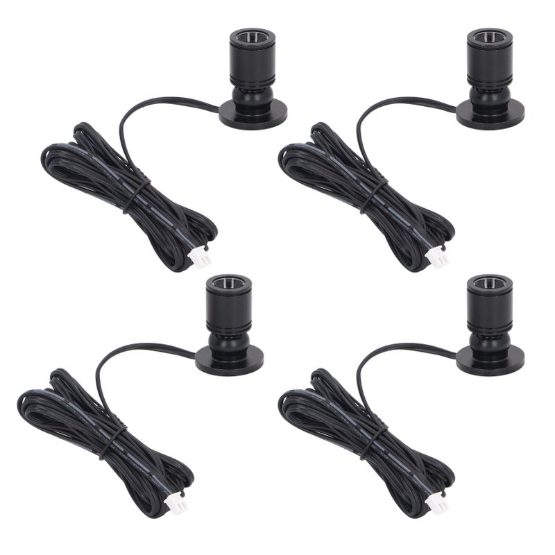 4pcs LED Display Spot Lights 5V Dimmable USB Mini Spotlight for Jewelry Showcase Porch Entryway Black Natural Light - Image 3