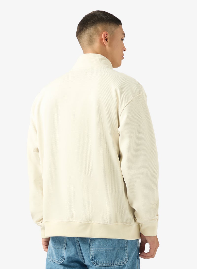 GUESS Harris Twill Mock Neck Sweatshirt - Image 2