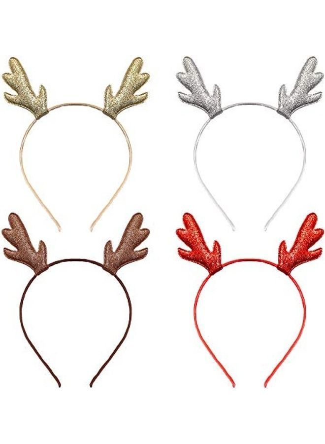 NIBEMINENT 4-Piece Reindeer Headband Multicolour - Image 1