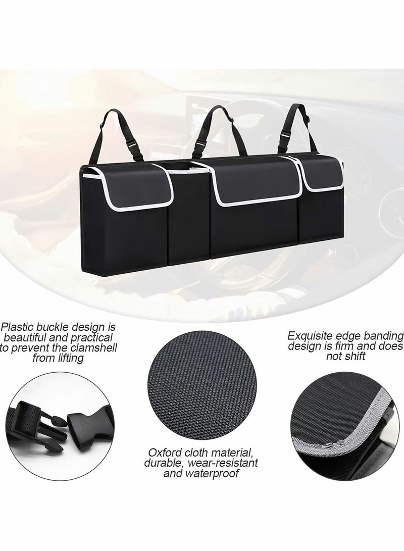 KASTWAVE Car Trunk Organizer, Back Seat Hanging Organizer with 4 Large Storage Bag, Waterproof - Image 2