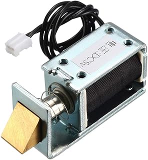 uxcell uxcell DC5V Push Type Electromagnetic Solenoid Lock, Open Frame, for Electirc Door Lock  - Image 1