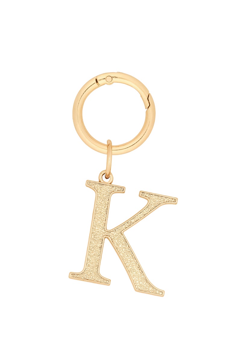 Lavie Women's Charm Alphabet Name K (Gold) - Image 1