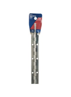 ACE Lightweight High Quality Steel Continuous Hinge Nickel 1 x 30 Inch 5298344  - Image 1