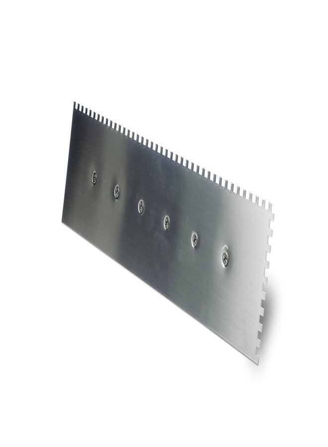 روبي مجرفة فولاذية مسننة، مقاس ١٩ بوصة (٤٨ سم)، ١/٤ بوصة × ١/٤ بوصة (٦ × ٦ مم) | مقاومة عالية للتآكل | مقاومة للتآكل | تسطيح مثالي | مقبض خشبي مغلق - Image 3