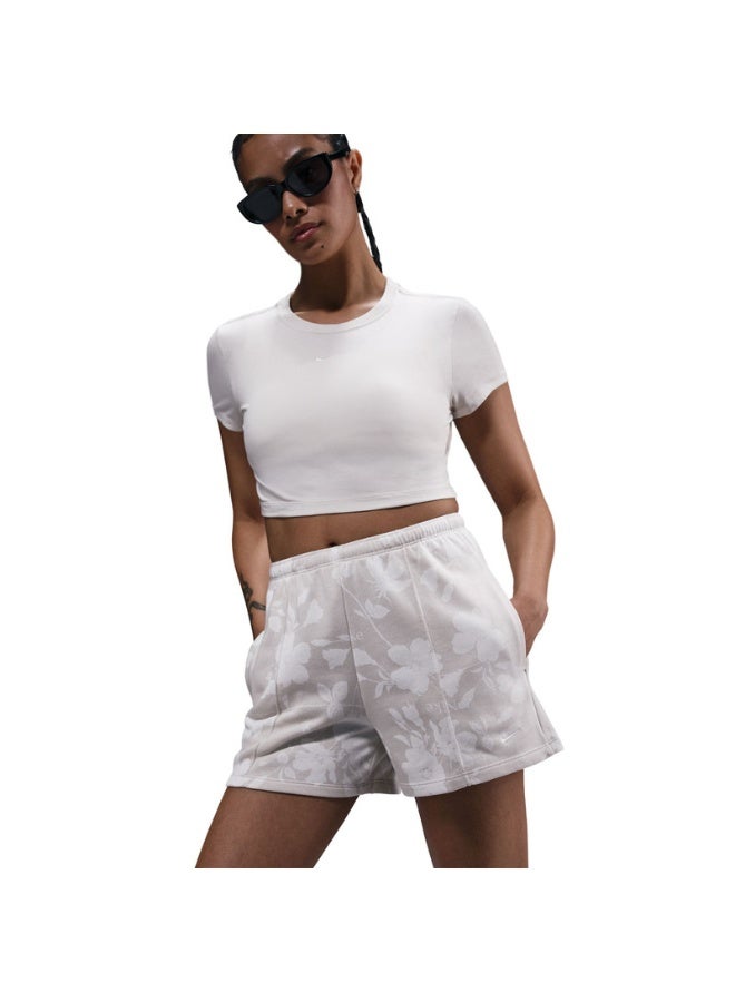 Nike Sportswear Chill Terry Mid-Rise 4-Inch All-Over Print Shorts - Image 5