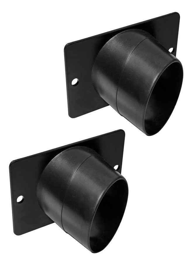 باورتيك منفذ غبار بزاوية POWERTEC 70153-P2، 4 بوصات، عبوة من قطعتين - Image 1