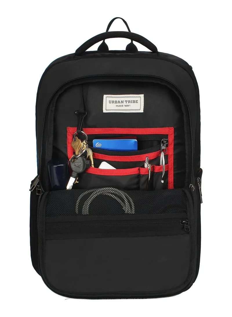 URBAN TRIBE URBAN TRIBE Rumble Laptop Backpack For Men & Women, Black, M, Office Bag