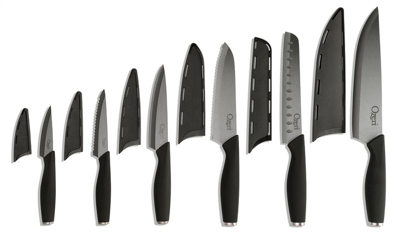 Ozeri Elite Chef II 12Piece Ceramic Knife SetBlack