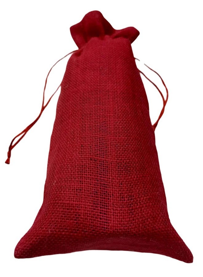 JUTECHO Handmade Jute Wine & Water Bottle Cover - Eco-Friendly, Durable & Stylish Storage Sleeve for Bottles, Perfect for Gifts & Parties(Size - L-35Cm W - 15 Cm, Light Weight - 40 Gram) (Red) - Image 3