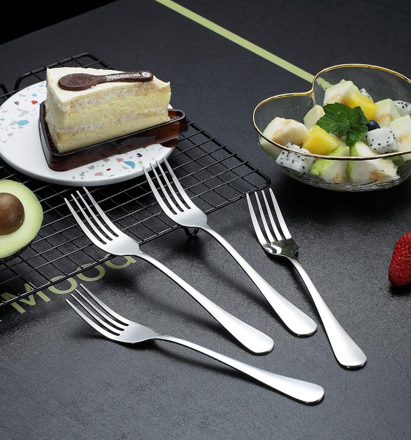 Kyraton Dinner Fork 12 Pieces, Stainless Steel 8.17 Inch Forks Silverware, Table Forks Set of 12 - Image 5