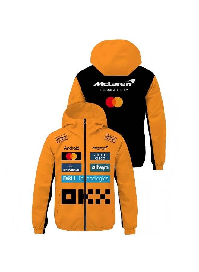 McLaren Classic Brand Hooded Long-Sleeve Hoodie | Cozy Warm Casual Top