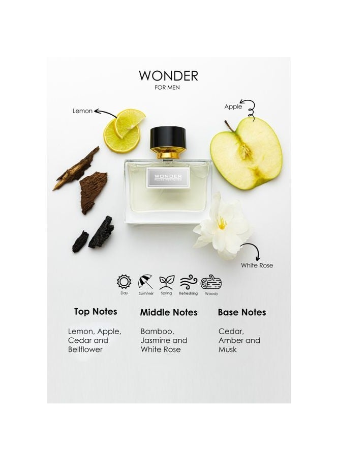 عطور بوس وندر او دي بيرفيوم رجالي - 75 مللي - Image 2