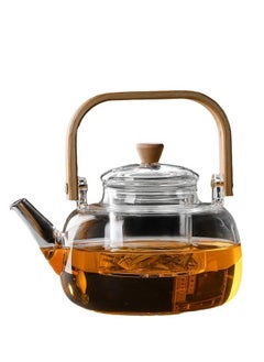 Generic Heat Resistant Glass Teapot Clear 1000ml  - Image 2