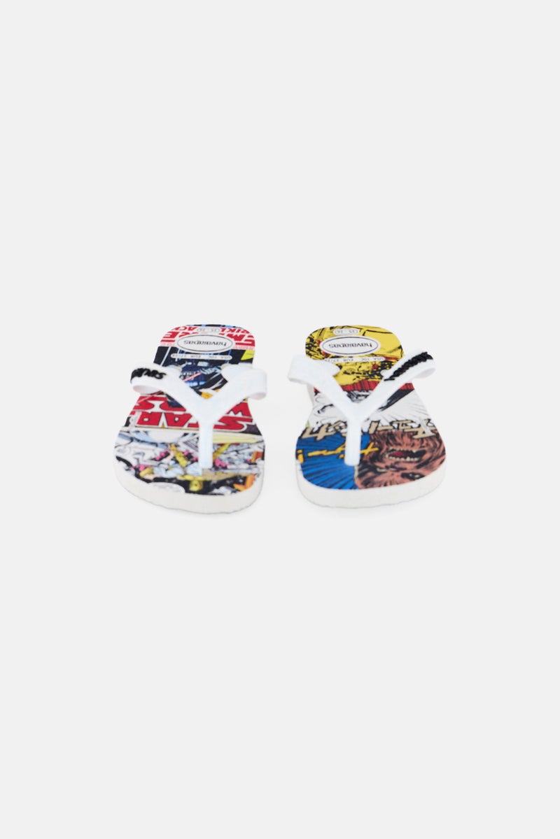 Havaianas Toddlers Boy Star Wars Print Slippers, Multicolor - Image 4