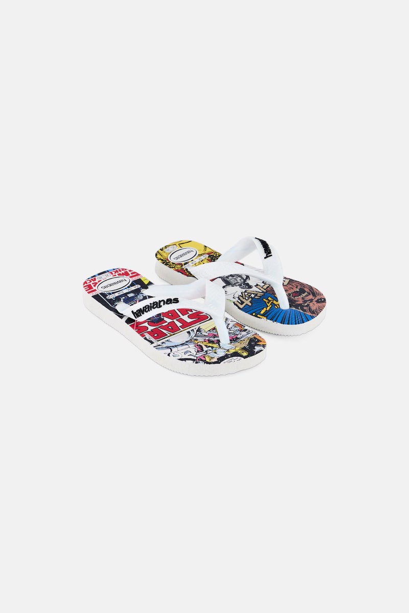 Havaianas Toddlers Boy Star Wars Print Slippers, Multicolor - Image 1