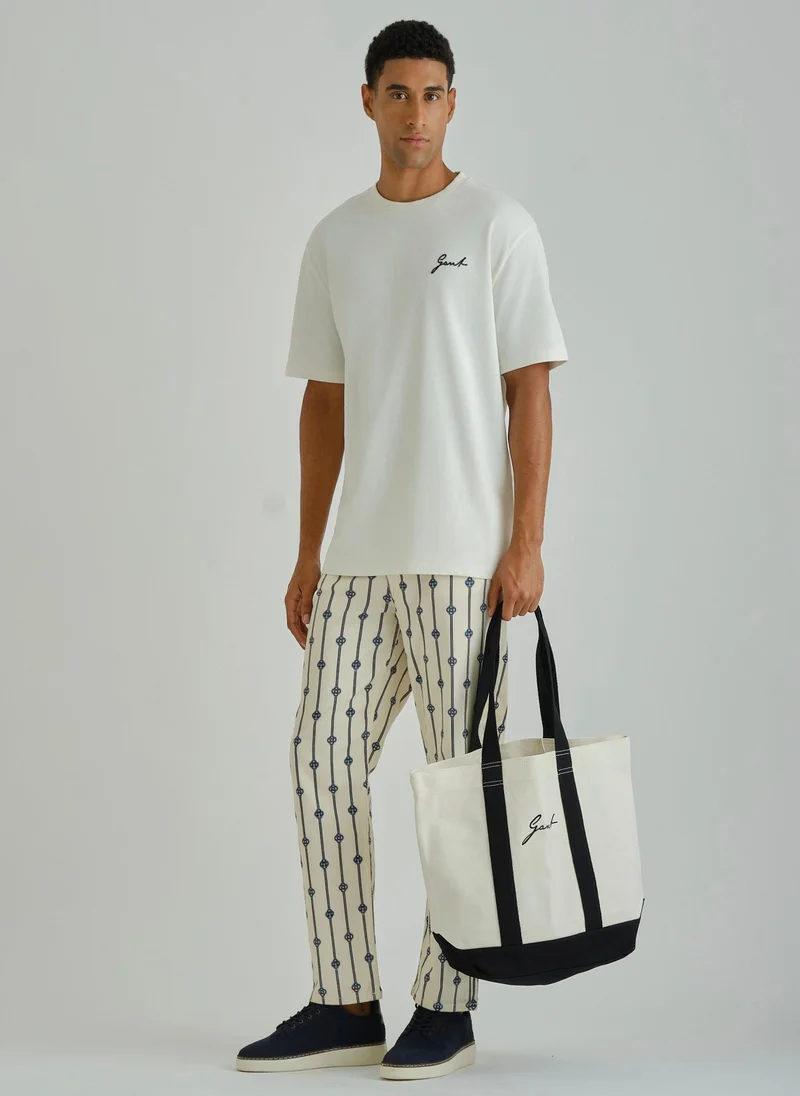 GANT Gant Ramadan Collection  Men's Eggshell Ramadan Cotton Canvas City Tote